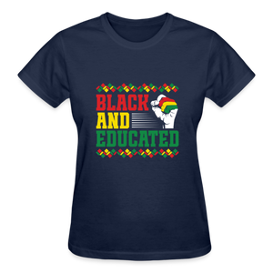 BLACK AND EDUCATED - navy