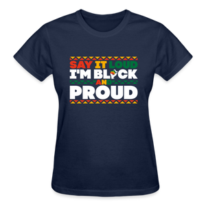 SAY IT LOUD I'M BLACK AND PROUD - navy