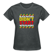 Load image into Gallery viewer, BLACK HISTORY DIDN&#39;T START WITH SLAVERY - deep heather
