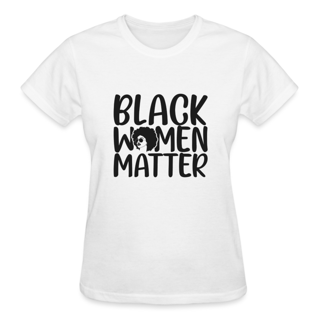 BLACK WOMEN MATTER - white