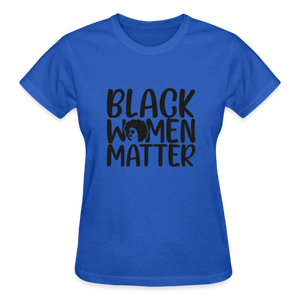 BLACK WOMEN MATTER - royal blue