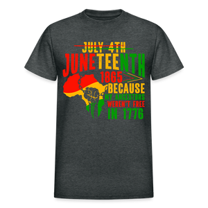 JULY 4TH JUNETEENTH 1865 BECAUSE MY ANCESTORS - deep heather