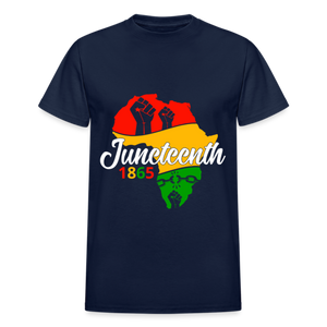 JUNETEENTH 1865 WHITE - navy