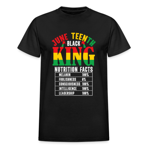 JUNE TEENTH BLACK KING NUTRITION FACTS - black