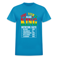 Load image into Gallery viewer, JUNE TEENTH BLACK KING NUTRITION FACTS - turquoise
