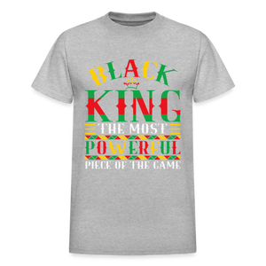 BLACK KING THE MOST POWERFUL PIECE OF THE GAME - heather gray