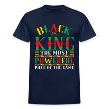 Load image into Gallery viewer, BLACK KING THE MOST POWERFUL PIECE OF THE GAME - navy
