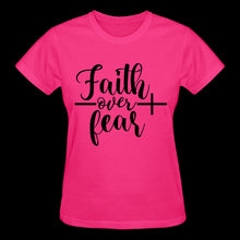 Load image into Gallery viewer, Faith Over Fear - fuchsia
