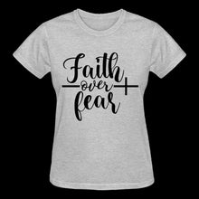 Load image into Gallery viewer, Faith Over Fear - heather gray
