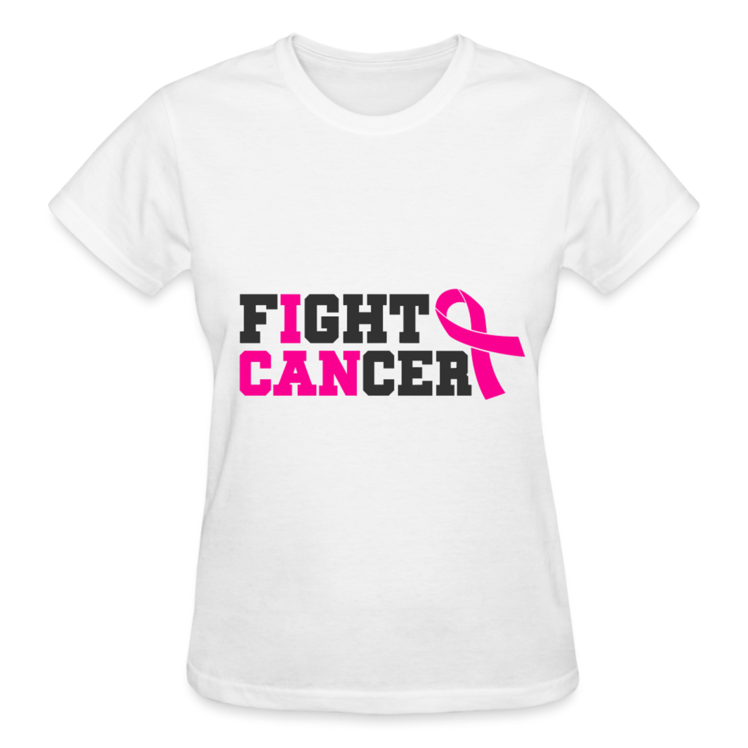 FIGHT CANCER - white