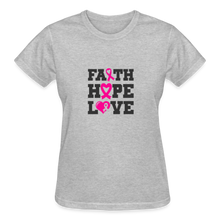 Load image into Gallery viewer, FAITH HOPE LOVE - heather gray

