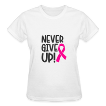 Load image into Gallery viewer, NEVER GIVE UP - white
