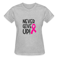 Load image into Gallery viewer, NEVER GIVE UP - heather gray
