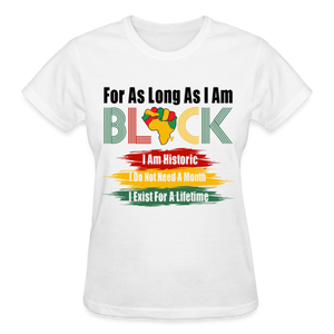 FOR AS LONG AS I AM - white