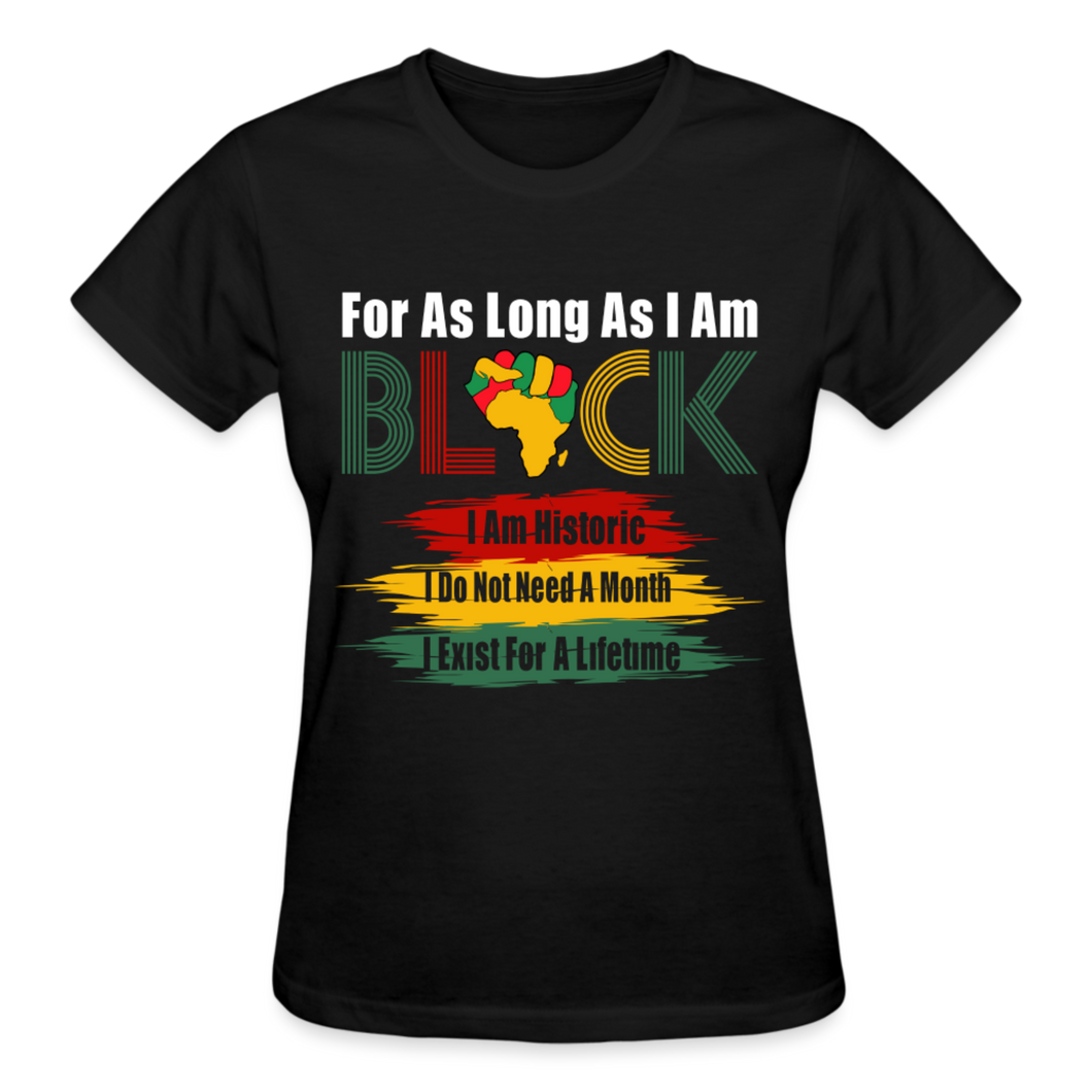 FOR AS LONG AS I AM BLACK - black